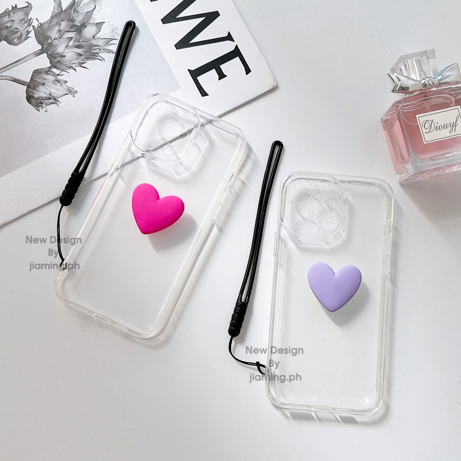 Ốp Điện Thoại TPU Mềm Chống Sốc 3 Trong 1 Có Dây Đeo Cao Cấp Cho iPhone 7 8 Plus X XR XS MAX 11 Pro