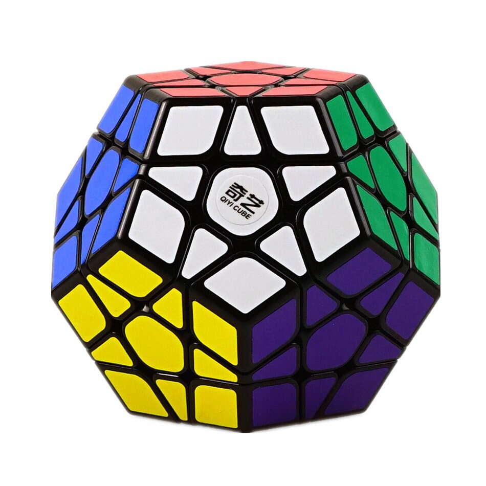 Đồ chơi Rubik Megaminx Qiyi Sticker Chính Hãng  - Rubik 12 Mặt Quay Trơn Mượt Phát Triển IQ, Phát Triển Giáo Dục Trí Tuệ