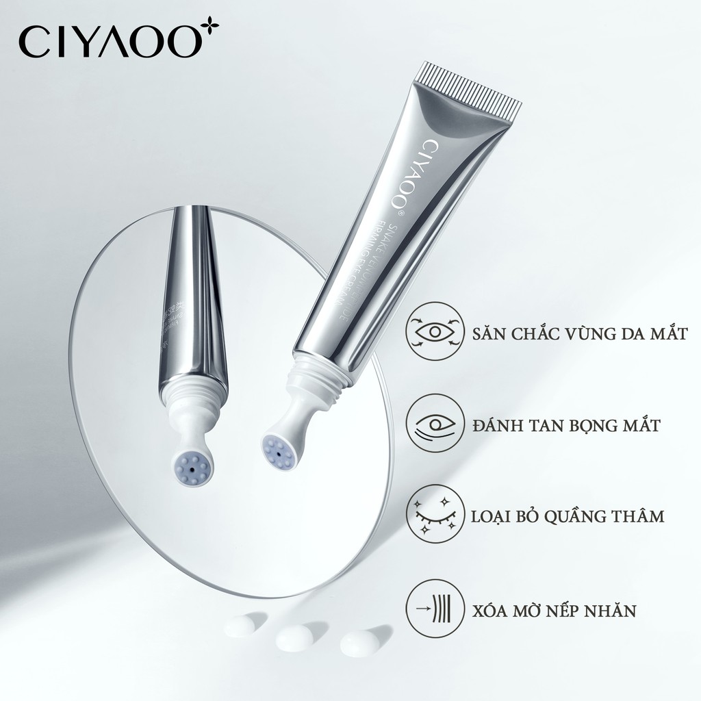 Kem Mắt CIYAOO Giảm Quầng Thâm, Tan Bọng Mắt & Mụn Thịt Vùng Mắt (15g) | BigBuy360 - bigbuy360.vn