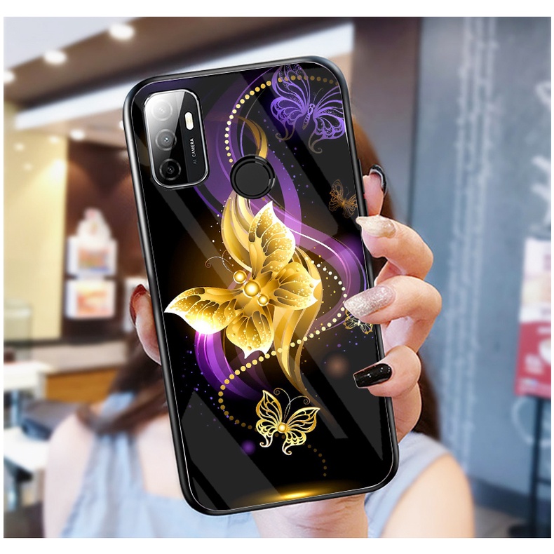 Ốp Lưng OPPO A53 Ốp kính bóng cao cấp mới nhất