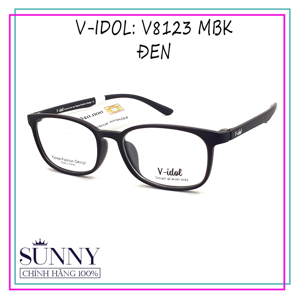 V8123 gọng kính V-idol chính hãng, thiết kế dễ đeo bảo vệ mắt