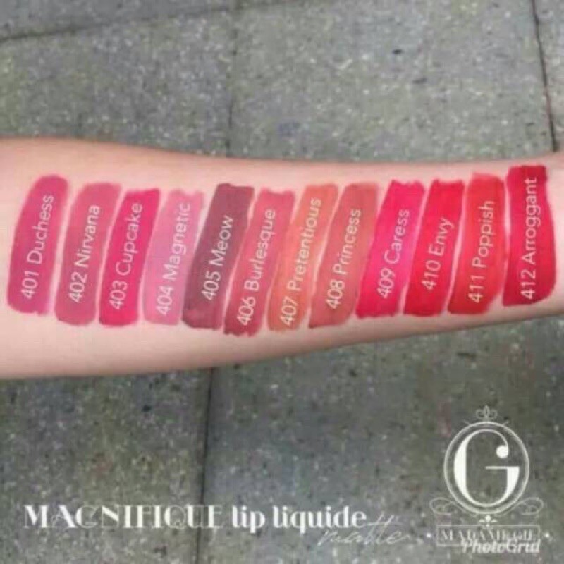 (hàng Mới Về) Son Kem Lì Madame Gie Magnifique Màu Sắc Thời Trang Mờ / Matte | BigBuy360 - bigbuy360.vn
