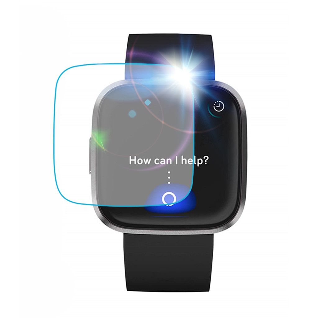 Set 3 Kính Cường Lực Bảo Vệ Mặt Đồng Hồ Thông Minh Fitbit Versa Lite