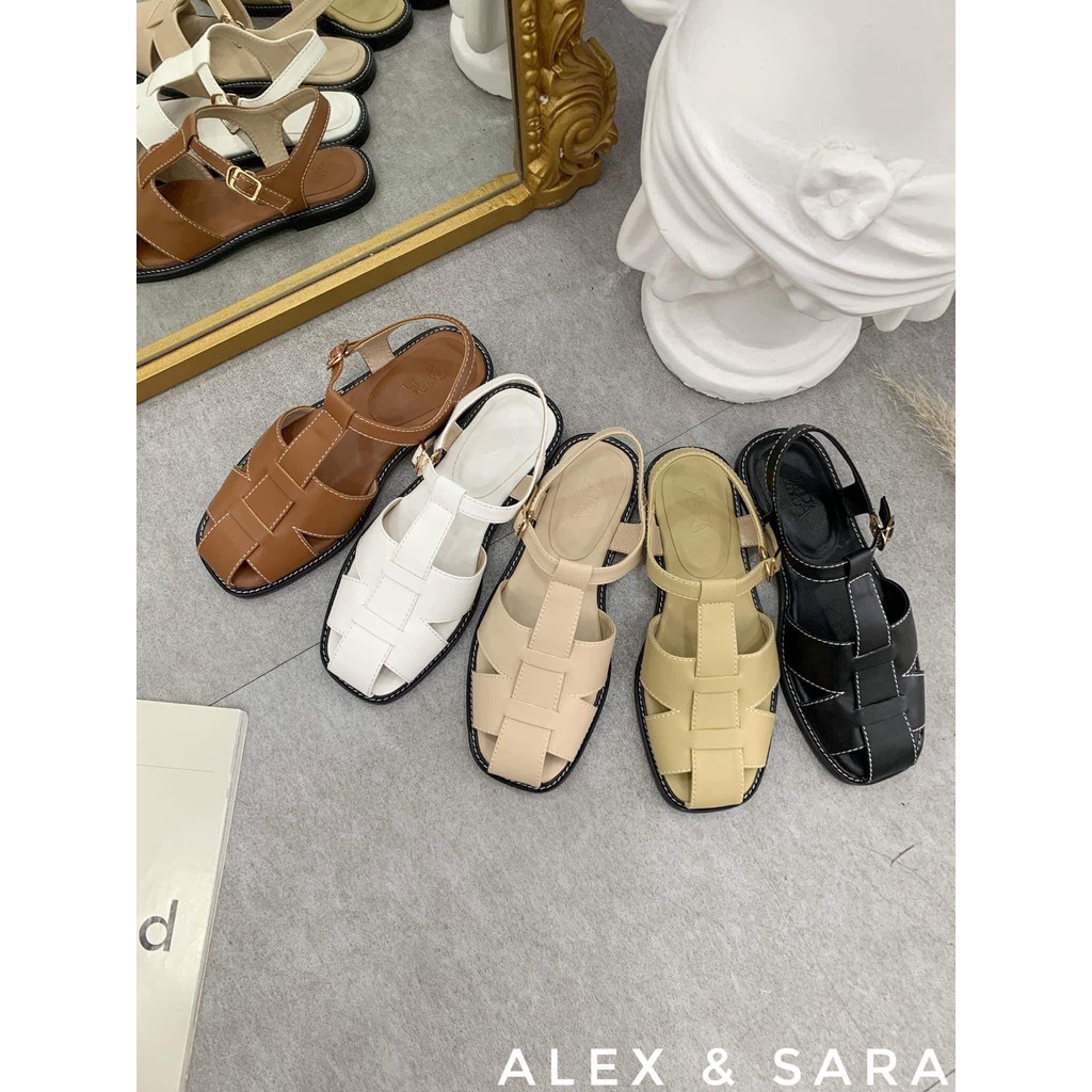 GIÀY SANDAL TRỆT NỮ Z A R A XỎ RỌ CHIẾN BINH VNXK