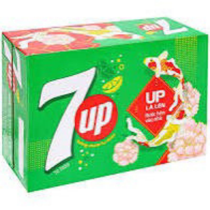 THÙNG 24LON 7UP PEPSI 33OML