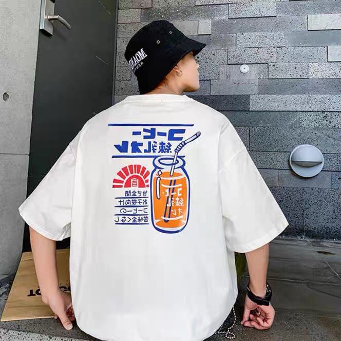 Áo thun tay lỡ WIND phông unisex form rộng Vitamin C thời trang nam nữ oversize | BigBuy360 - bigbuy360.vn