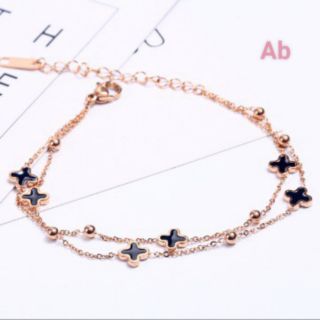 Lắc tay titan LV 2 tầng