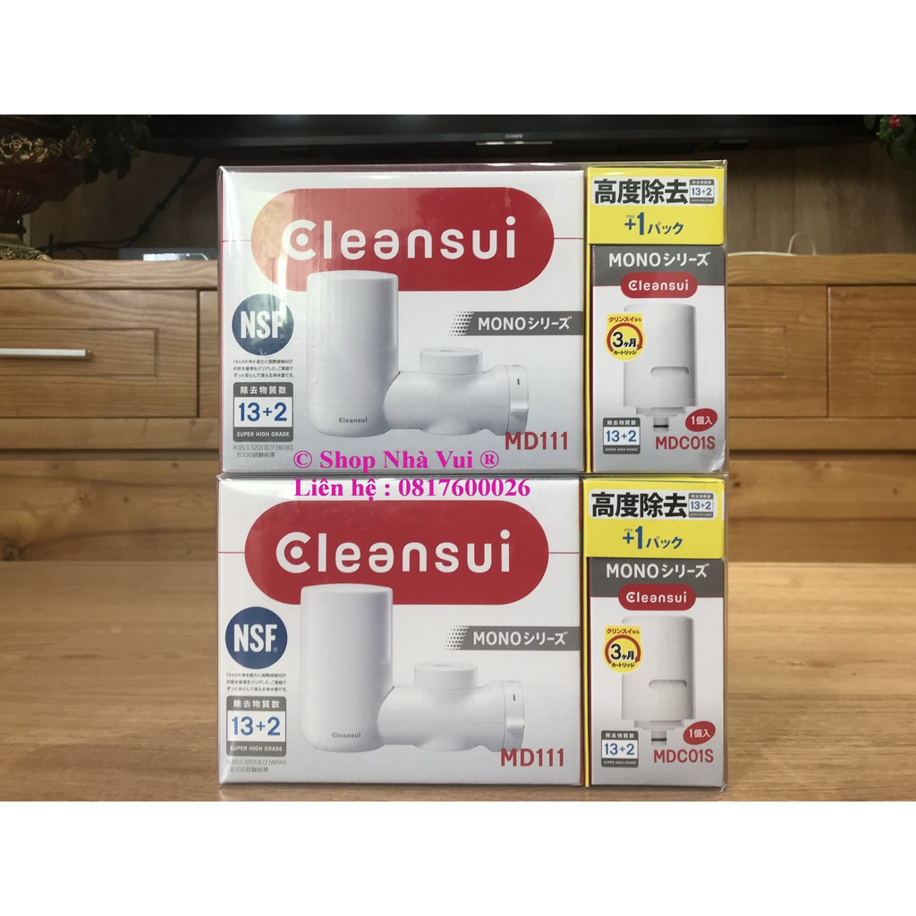 Đầu Lọc Nước Uống Tại Vòi Cleansui MD111