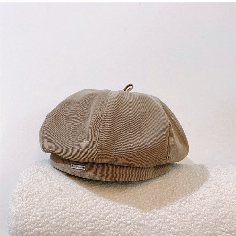 Nón Beret Phong Cách Retro Anh Quốc/Hàn Quốc Dễ Phối Đồ Thời Trang Thu Đông Cho Nữ