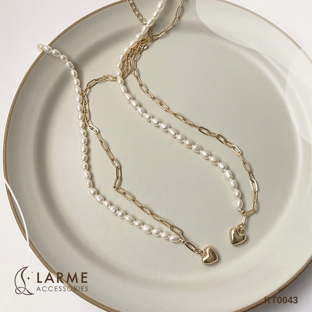 Dây chuyền, vòng cổ hình trái tim Larme Accessories - DC0038