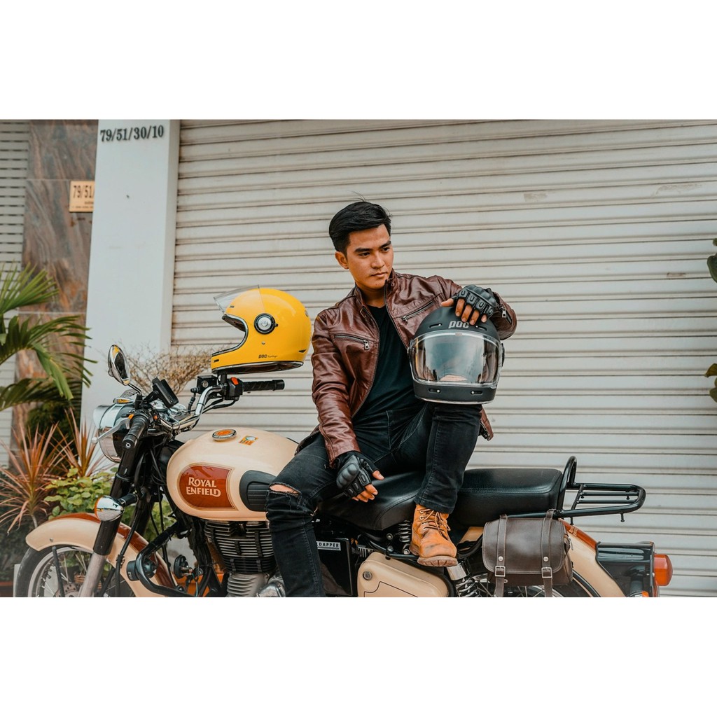 Nón fullface POC RETRO Đen