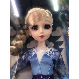 (Hàng cao cấp new) Búp bê Elsa 5D Nữ Hoàng Băng Giá