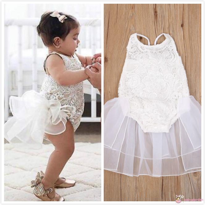 Áo Liền Quần Dễ Thương Cho Bé Gái