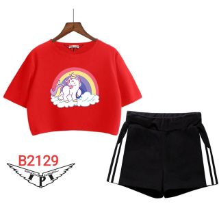 Bộ short pony cho bé ngày hè 20-45kg - 7 màu