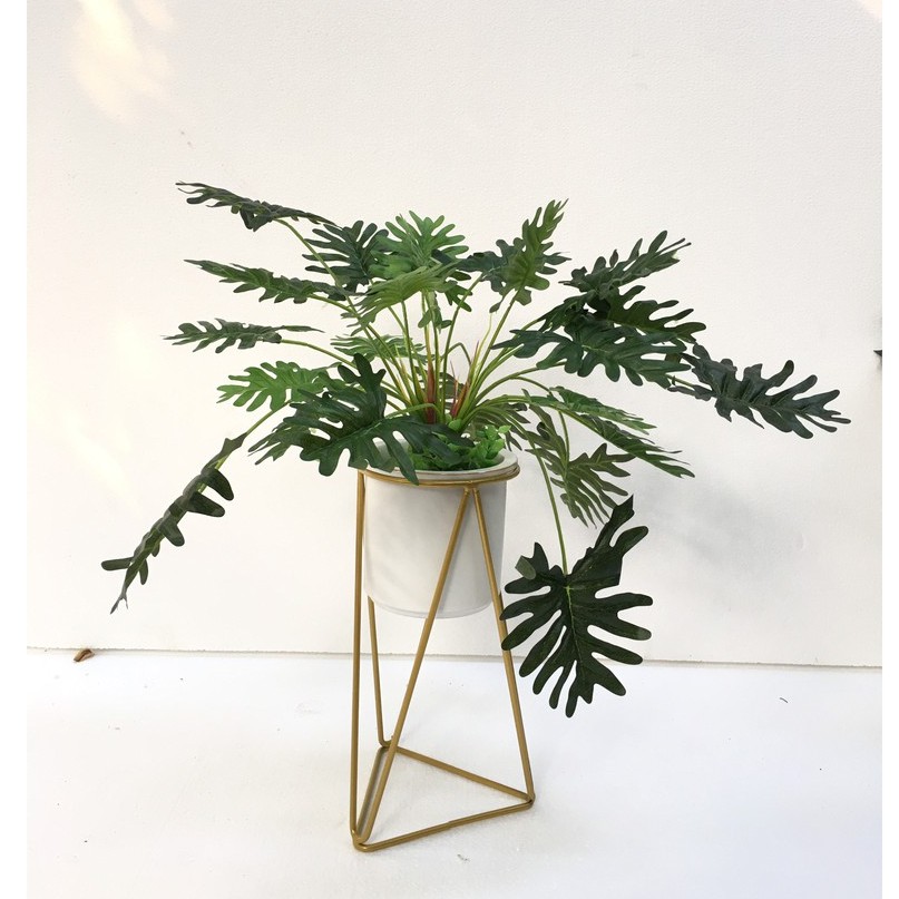 Cây giả - Cây lá xẻ giả đẹp không bao gồm chậu