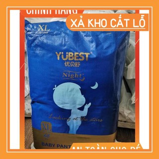 Tã Bỉm quần/dán YUBEST NIGHT nội địa Trung S76-80 /M76-76 /L72 /XL68 /XXL64 /XXXL60  Thấm Hút 30%