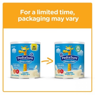 Sữa pediasure chuẩn mỹ mẫu mới date 12. 2021 400g