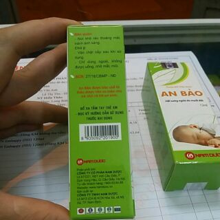 DUNG DỊCH THẢO DƯỢC AN BẢO( HẾT SƯNG NGỨA DO MUỖI ĐỐT)