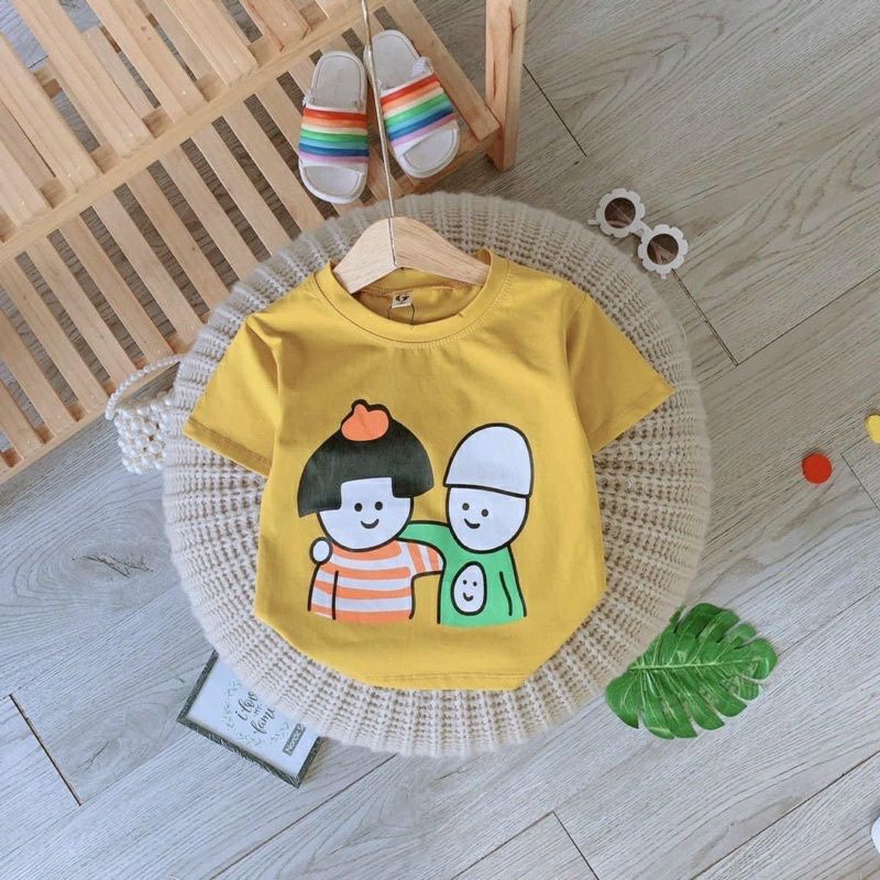 MỚI | ÁO CỘC TAY SÀNH ĐIỆU IN HÌNH SIÊU CUTE CHO BÉ YÊU 8-18KG