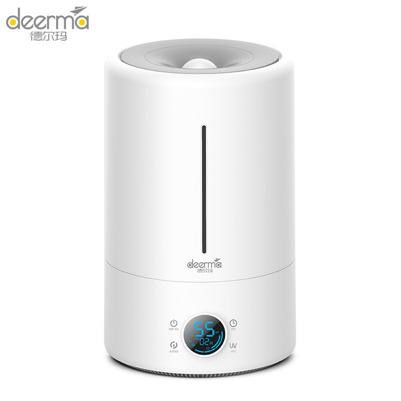 Máy phun sương tạo ẩm chính hãng Deerma F628s , Bear dung tích lớn 5L, máy khếch tán sương giữ ẩm làm sạch không khí