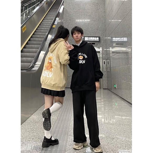 Áo nỉ có mũ adlv hình gấu | BigBuy360 - bigbuy360.vn