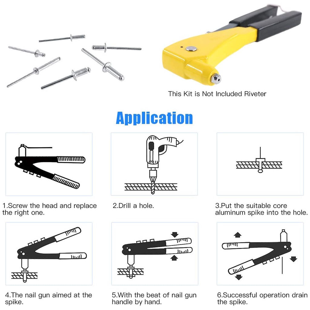 BỌC 50 ĐINH RIVE TOLSEN SIZE TỪ  - HÀNG CHÍNH HÃNG