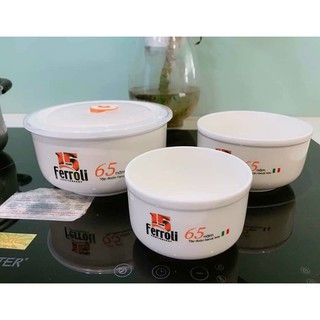 Bộ 3 bát sứ ferroli cao cấp