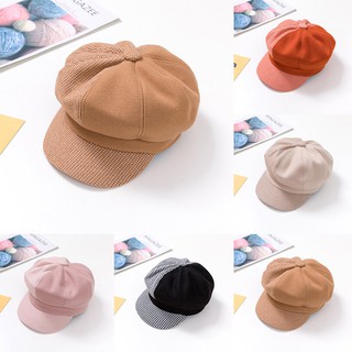 Nón beret họa tiết ca rô xinh xắn dành cho các bé