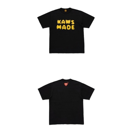 HUMAN MADE TEE - Áo Thun HM Kaws Made Logo (Black) [Mirror Quality]