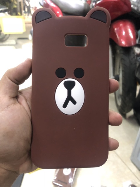 Ốp lưng Samsung A720,a7 2017, A5 2017  hình gấu kute