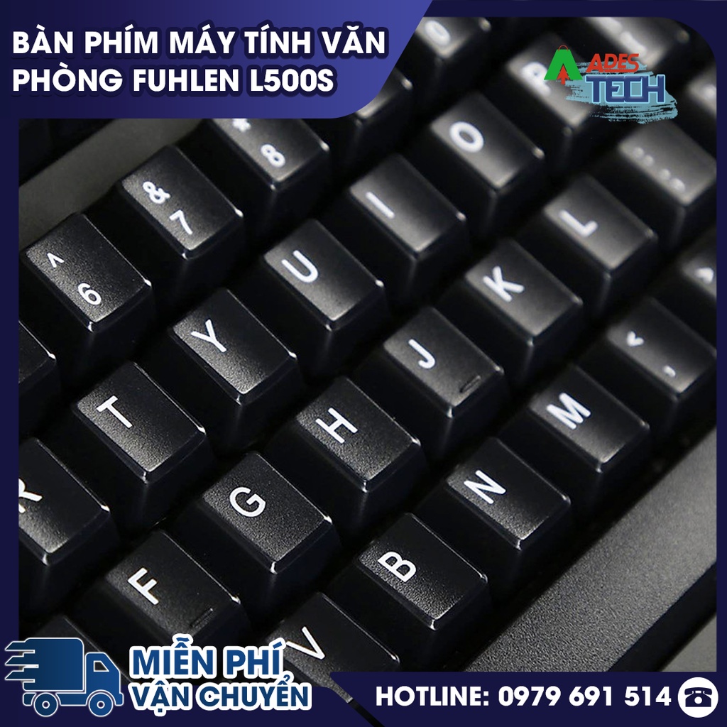 Bàn phím máy tính văn phòng Fuhlen L500S - BẢO HÁNH 24 THÁNG - Bàn phím giá rẻ chất lượng tốt