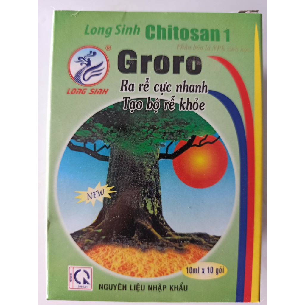 Phân bón lá NPK sinh học Groro - Ra rễ cực mạnh