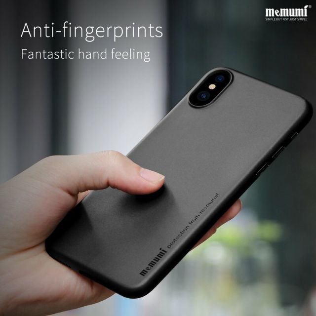 Ốp lưng lụa mềm Iphone X/Xs và Iphone Xs Max Memumi siêu mỏng 0.3 mm