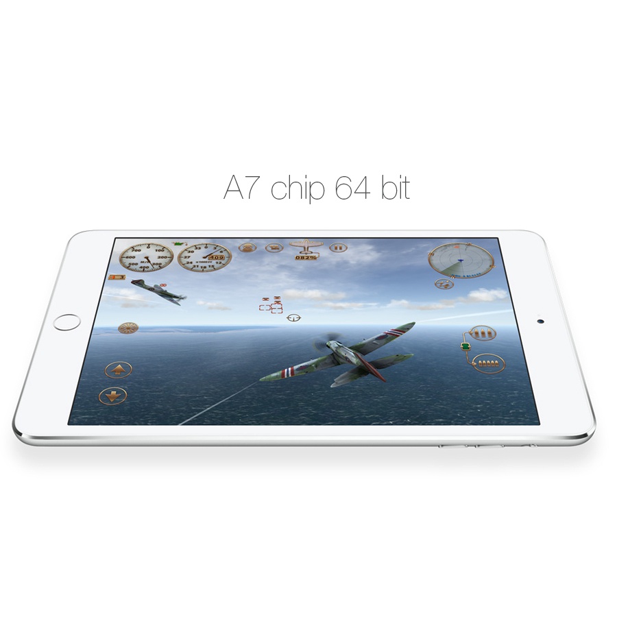 Máy Tính Bảng iPad Mini 3 (Wifi + 4G) - 16G /64G /128G - Zin Đẹp 99% - Nhận Diện Vân Tay