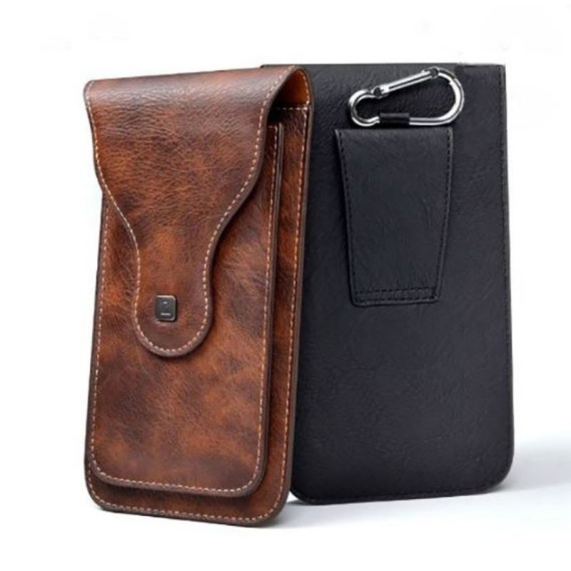 Bao da đeo thắt lưng đa năng chính hãng PULOKA (2 ngăn)