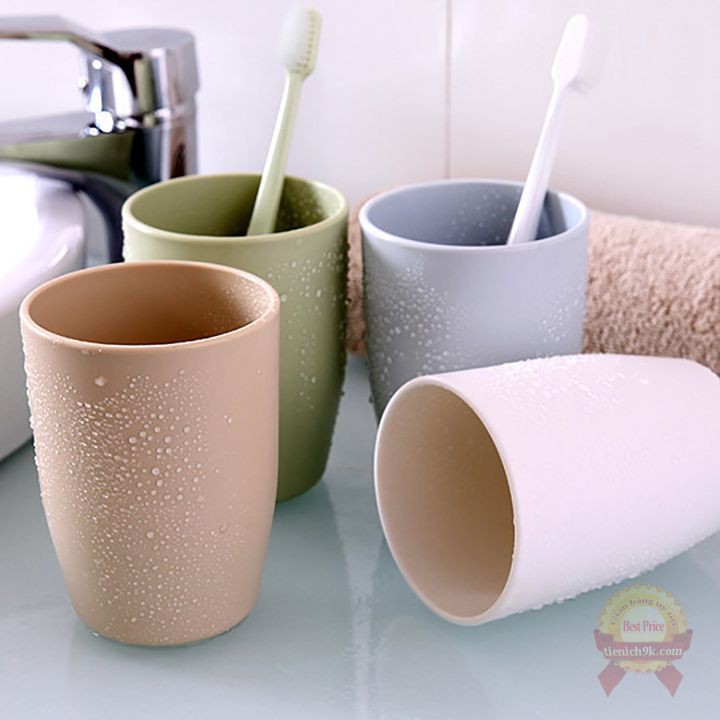 Cốc Nhựa Nhám Ly Nhựa Nhám Nhiều Màu Đa Năng Dùng Uống Nước Cắm Kem Đánh Răng Bàn Chải