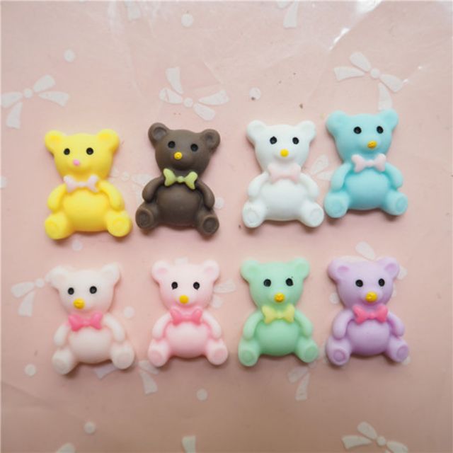Charm gấu nhiều màu