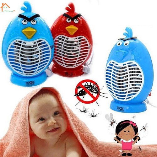 Đèn bắt muỗi hình thú Angry Bird đáng yêu, ngộ nghĩnh