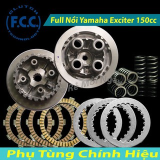 Combo Nồi Zin FCC Cho Exciter 150cc Bố Nồi, Lá Sắt, Bộ Nồi, Lò Xo Nồi Độ