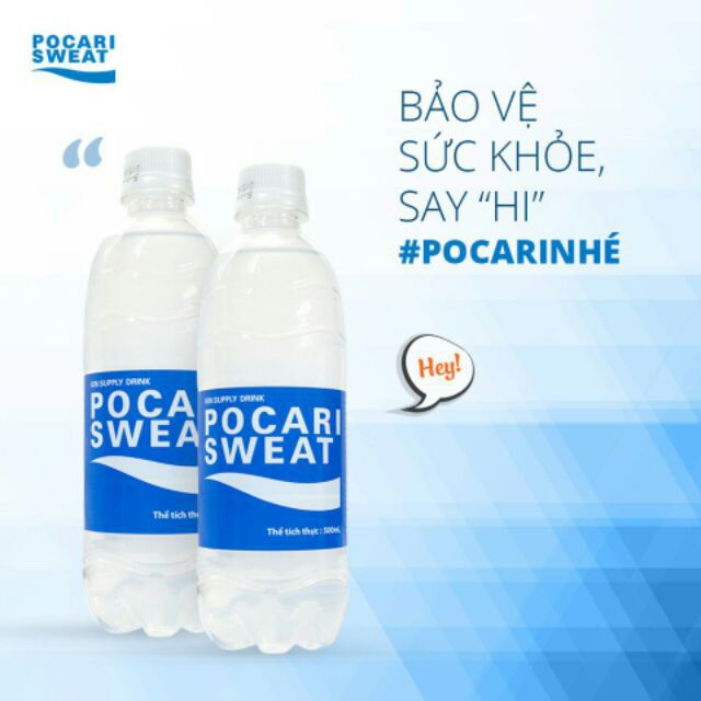 Nước uống bổ sung ion và chất điện giải Pocari Sweat 500ml