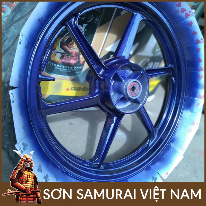 Màu Tím Kim Loại Sơn Samurai - Combo Sơn Xịt Samurai Màu Tím H211