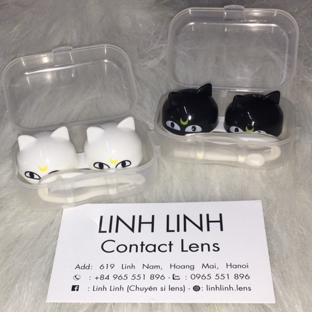 Khay dụng cụ đựng lens cute