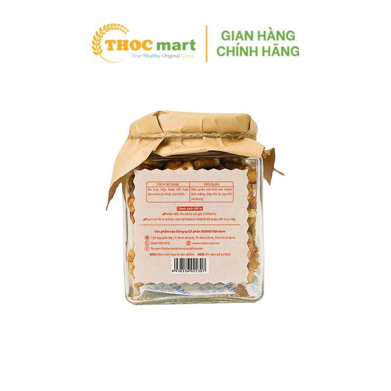 Hạt Óc Chó Nafovi tách vỏ sẵn sạch-dinh dưỡng lọ thủy tinh 150g