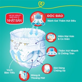 Bỉm Pamper quần M40/L36/XL32