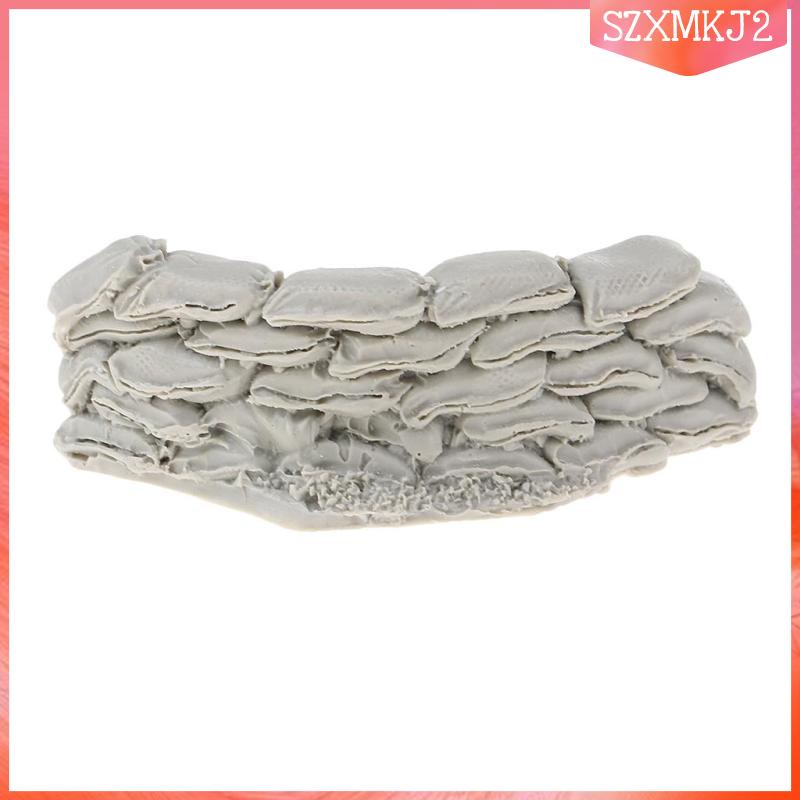Mô Hình Tường Phong Cảnh 7.5x2.5cm DIY Bằng Nhựa Resin Không Sơn 1: 35