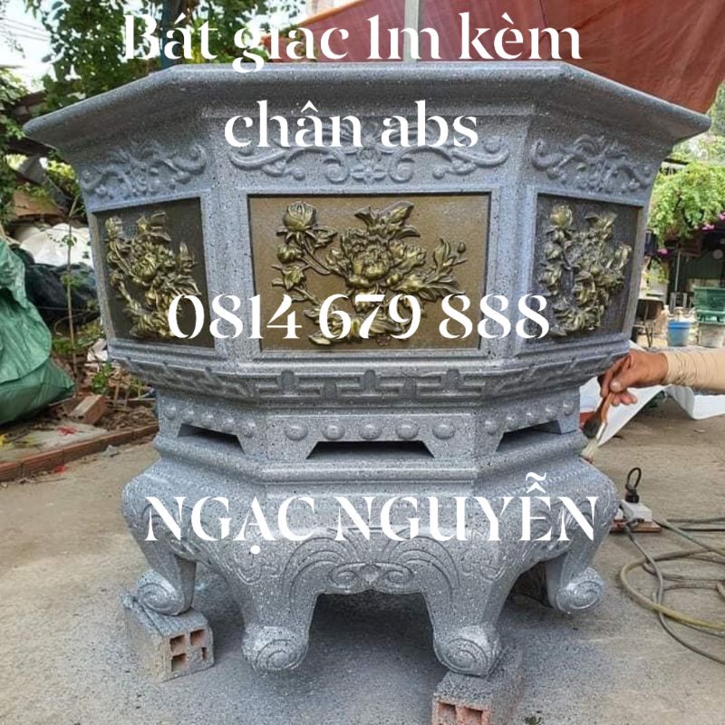 Khuôn đúc chậu bát giác 1m và khuôn chân