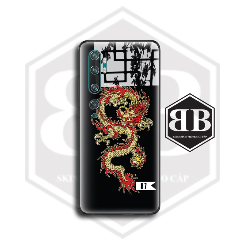 Ốp lưng kính cường lực Xiaomi Redmi Note 10 CC9 Pro / Redmi K20 Mi 9T / Mi CC9 Mi A3 Lite / Note 9 Pro Max hình rồng | BigBuy360 - bigbuy360.vn