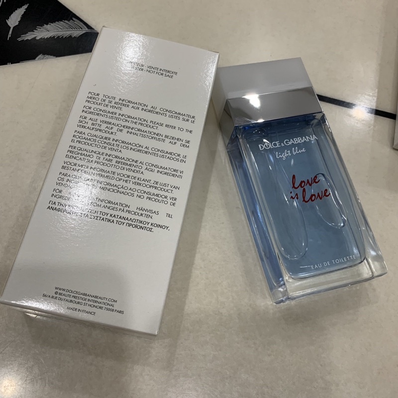 Nước hoa tester d&g light blue love is love edt 100ml