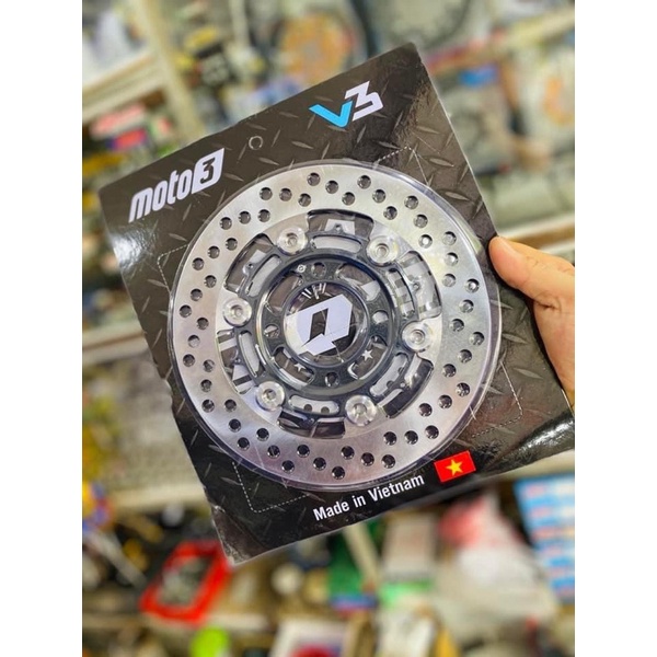 Dĩa 220mm mẫu MOTO 3 thông dụng cho các dòng xe