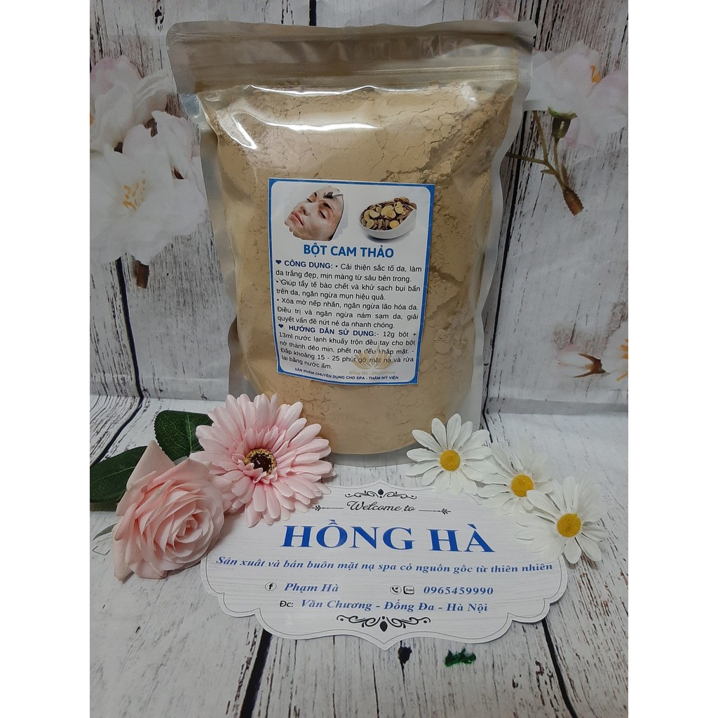 1kg Bột Cam Thảo - Mặt nạ Cam Thảo nguyên chất 100%